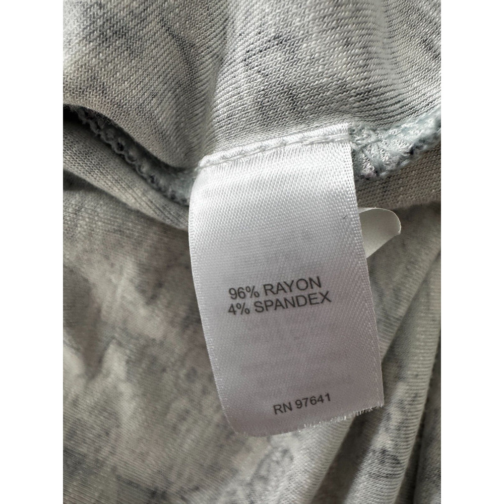 J.Jill Size XL Long Sleeve w/ stretch Blue Floral Print Knit Blouse - Picture 7 of 8